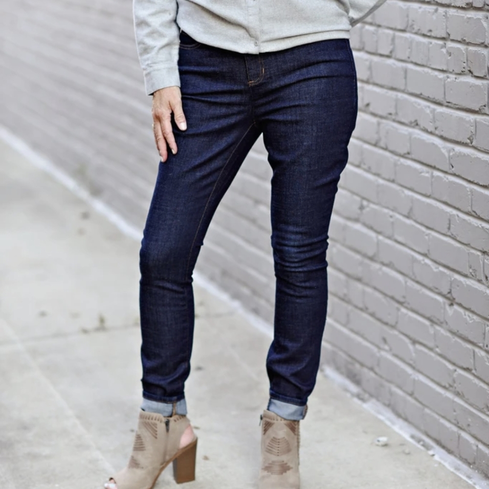 Eileen Fisher Organic Cotton High-Waisted Skinny Jean